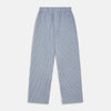 View 1 of product Blue and White Check Cotton Hastings Pyjama Trousers