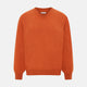 Rust Cashmere V-neck Jumper