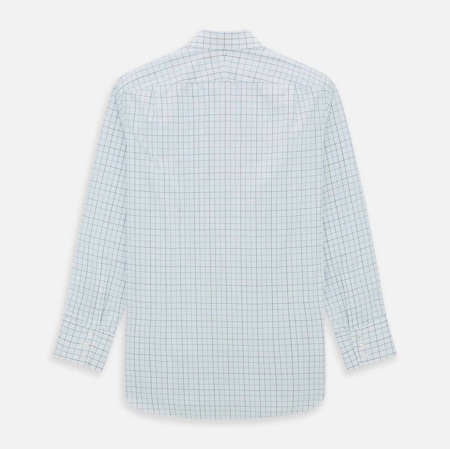 View 3 of product Blue Grid Check Mayfair Shirt