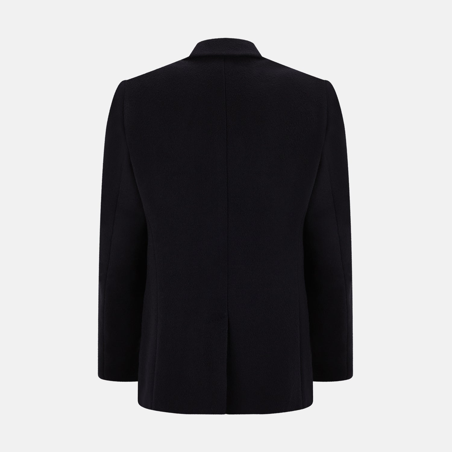 View 3 of product Navy Apsley Single-Breasted Caban Coat
