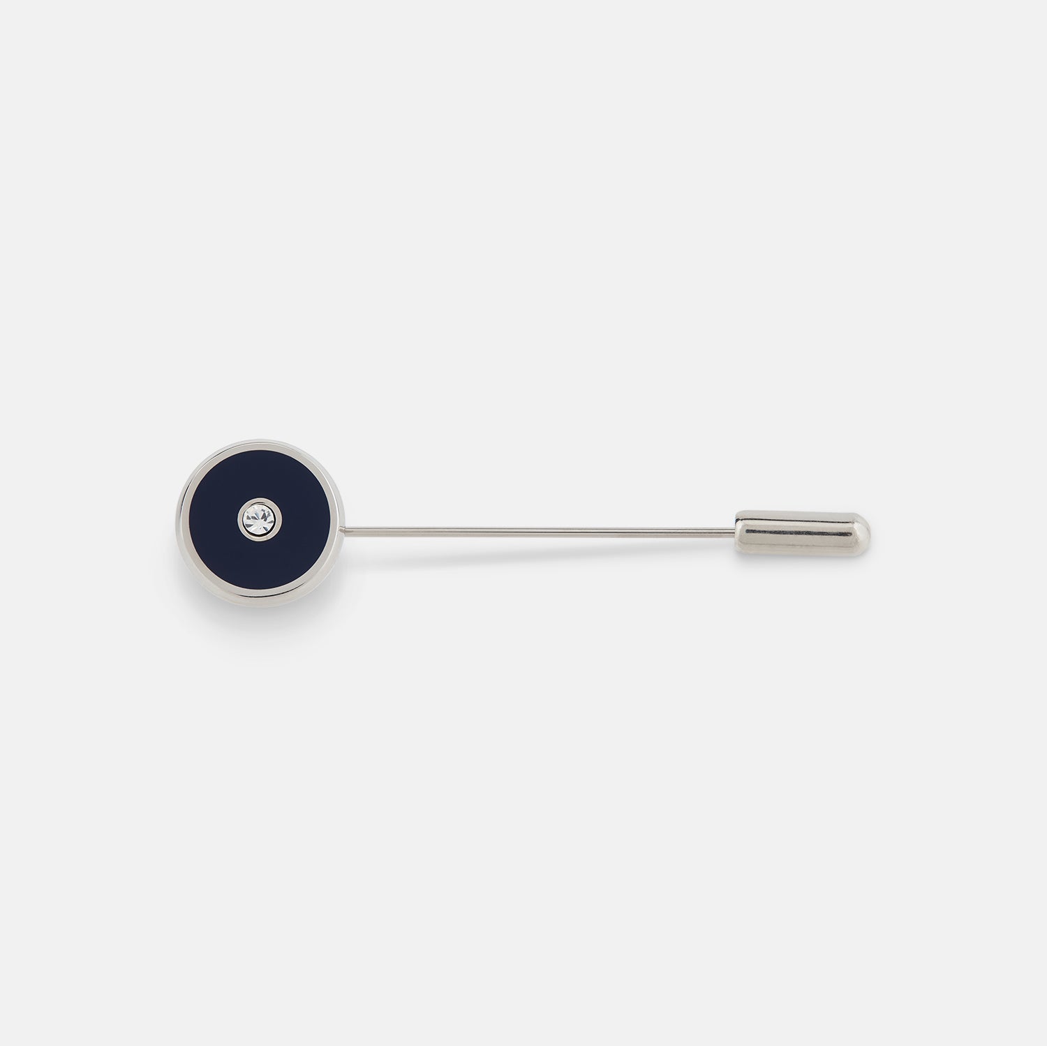 View 1 of product Navy Gemstone Lapel Pin