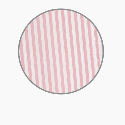 Pink Bengal Stripe Cotton Fabric Image 2
