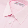 View 5 of product Pink End-on-End Shirt with T&A Collar and Double Cuffs