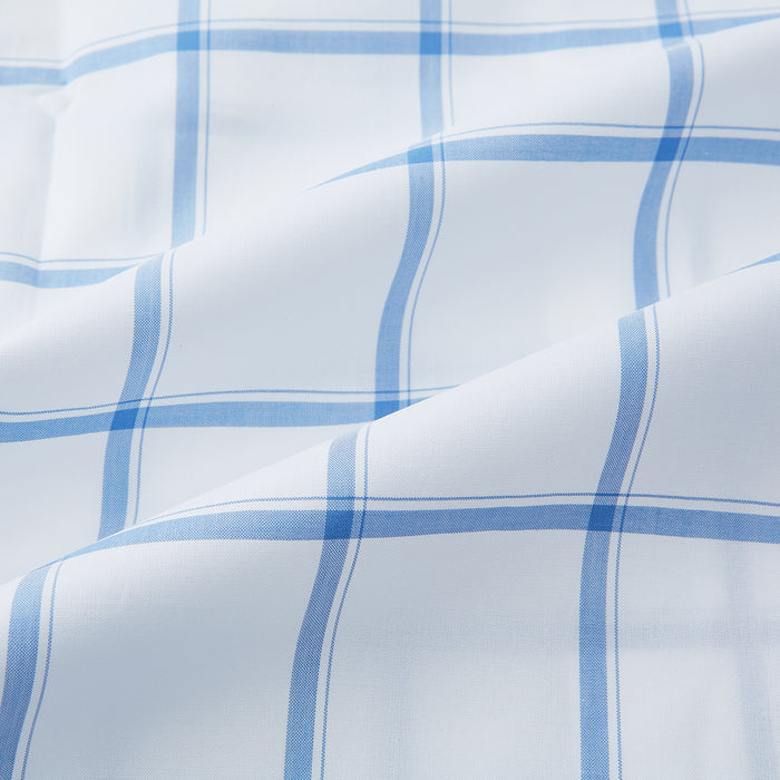 Colony Blue Grid Check Mayfair Shirt Image 5