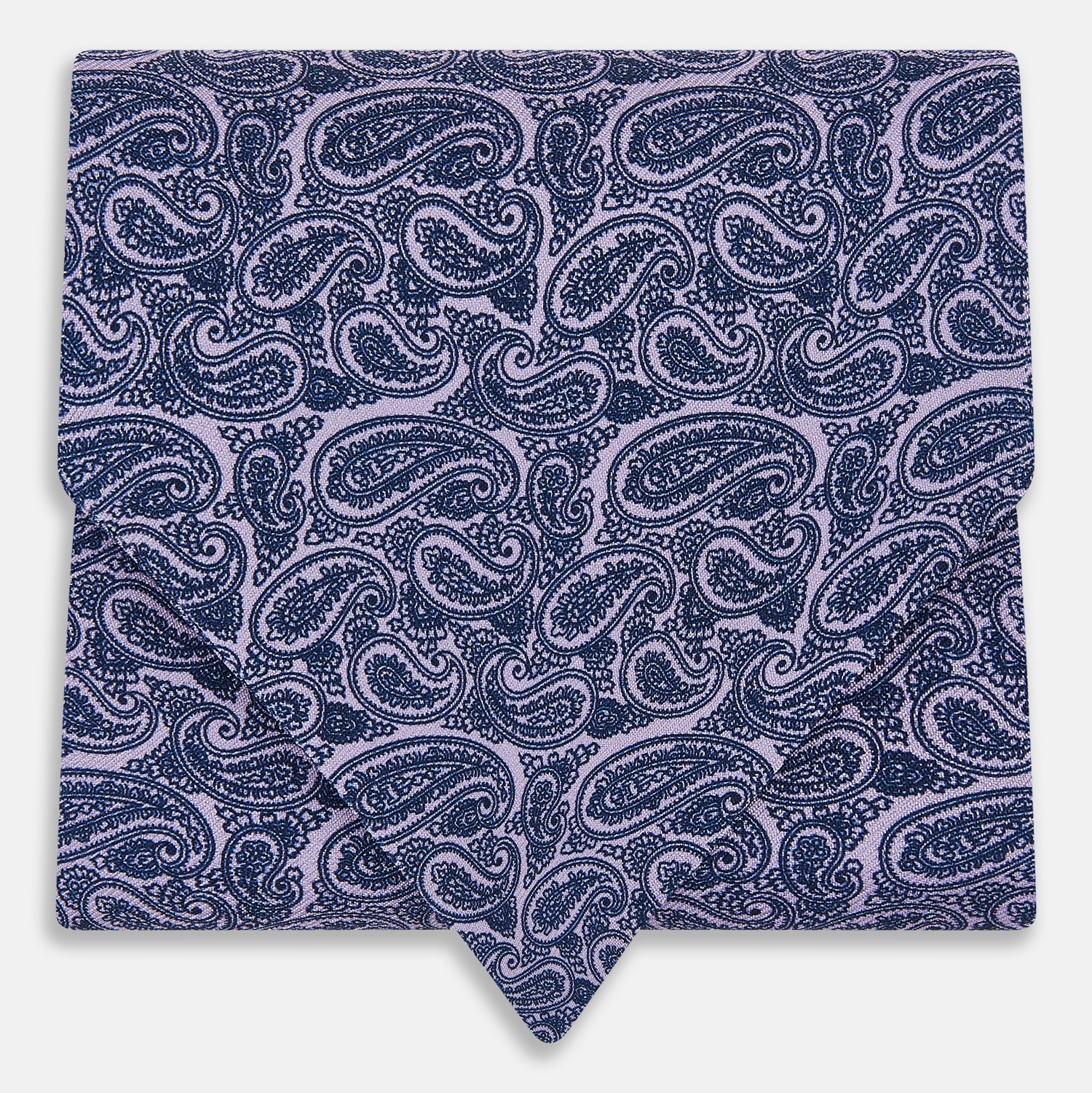 View 1 of product Lilac Paisley Silk Cravat