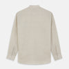 View 5 of product Light Oatmeal Linen Weekend Fit Unwin Shirt