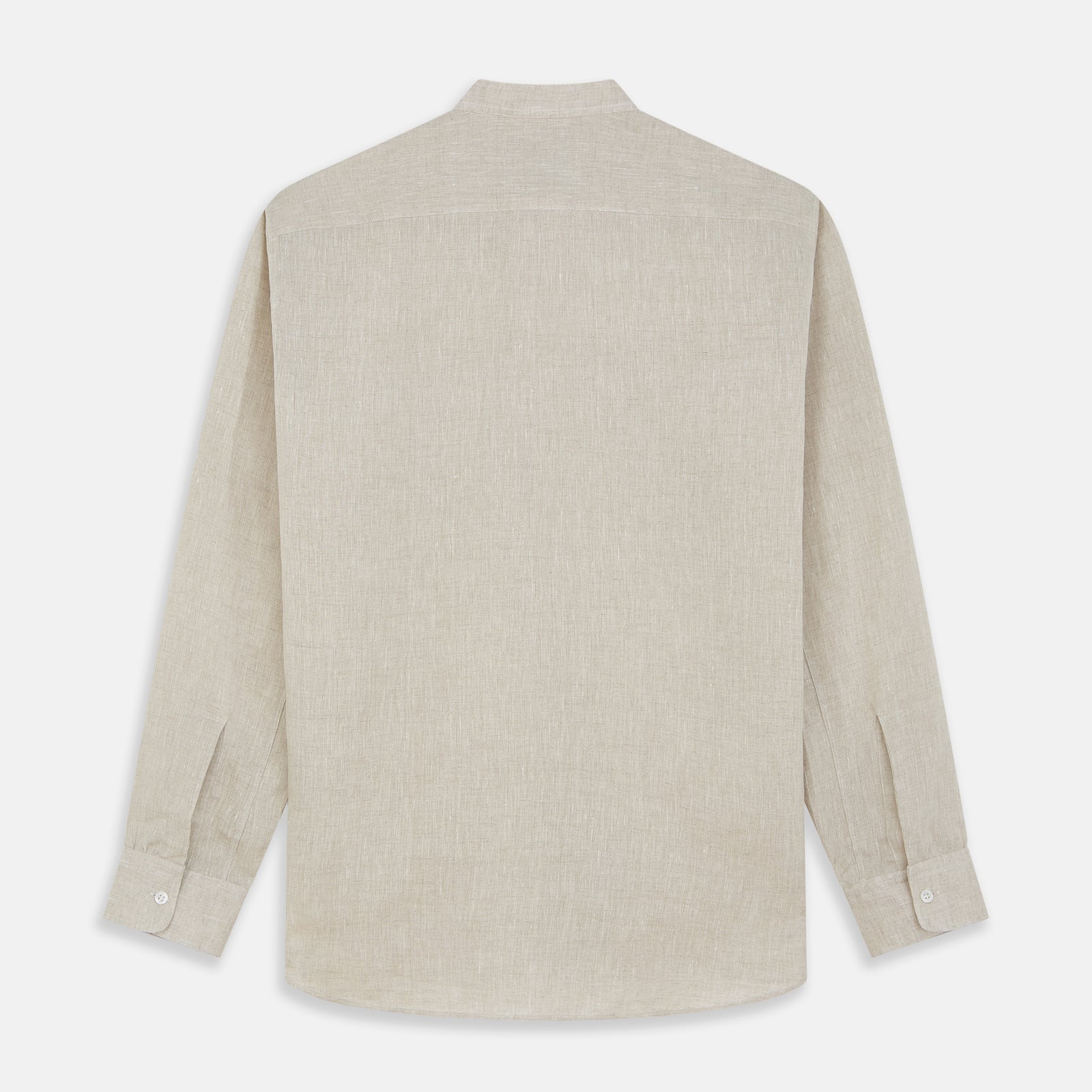 View 5 of product Light Oatmeal Linen Weekend Fit Unwin Shirt