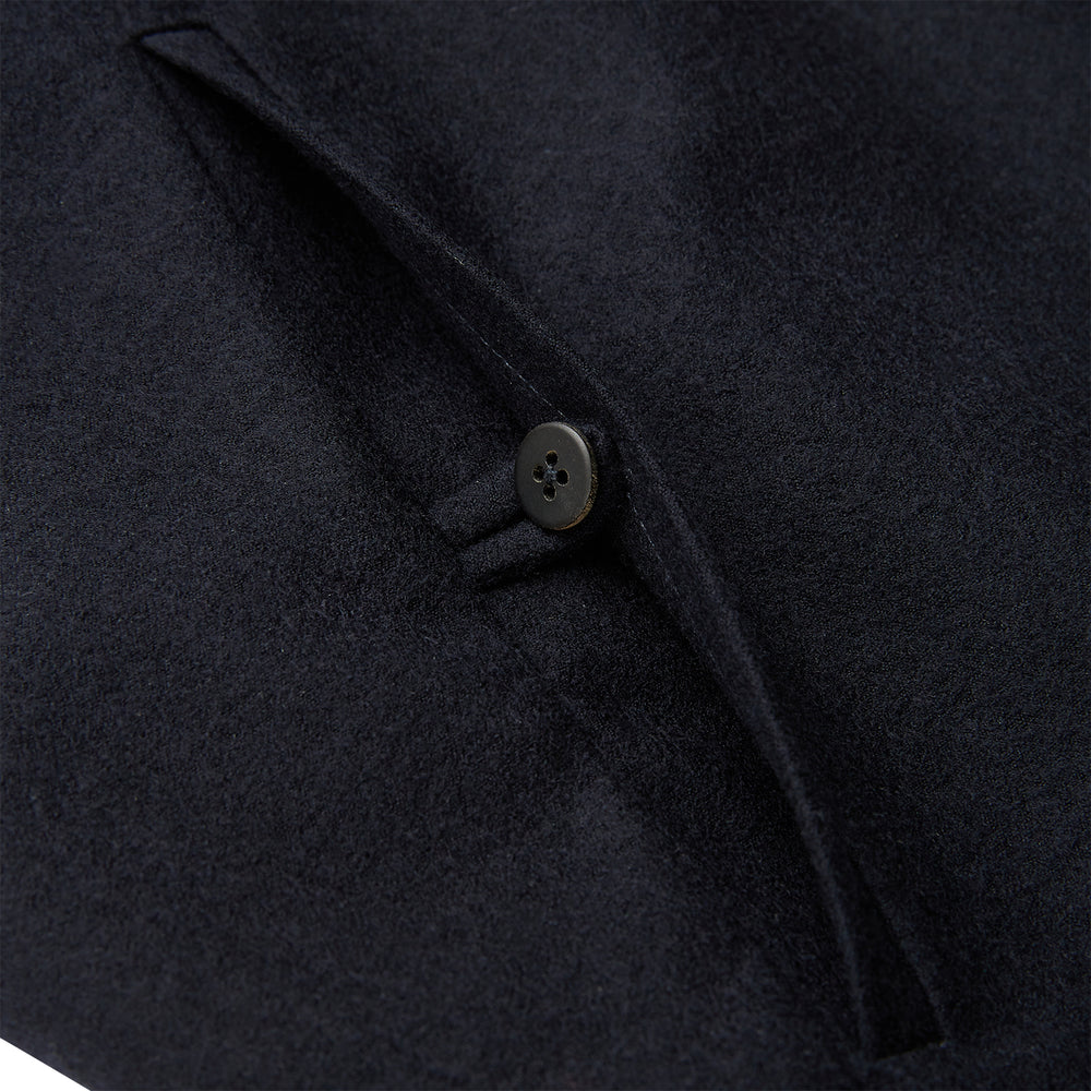 Navy Single-breasted Waistcoat
