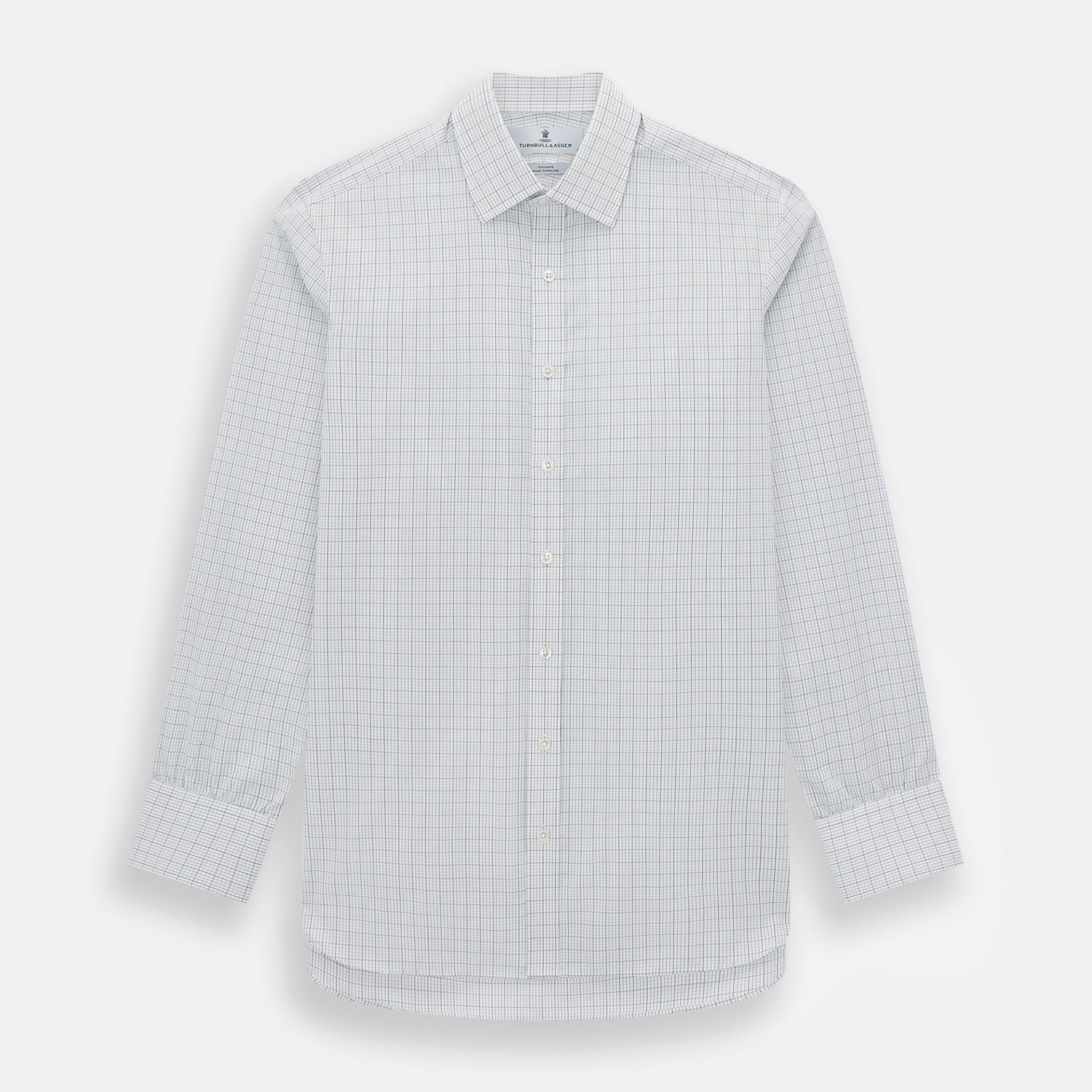 View 1 of product Navy and Blue Multi Grid Check Mayfair Shirt