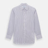 View 1 of product Purple Ticking Stripe Mayfair Shirt