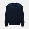View 1 of product Navy Cashmere Round Neck Jumper