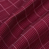 View 4 of product Burgundy Dotted Check Pattern Printed Silk Cravat