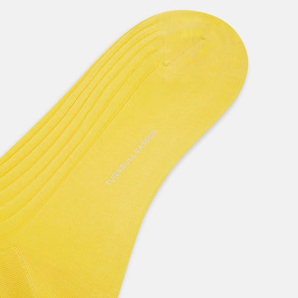 Charteuese Lemon Mid-Length Socks Image 2