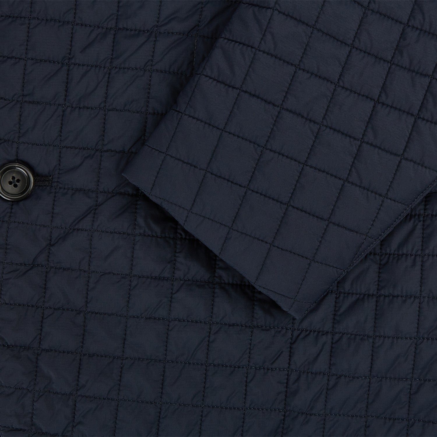 View 4 of product Fulham Navy Single-Breasted Quilted Blazer