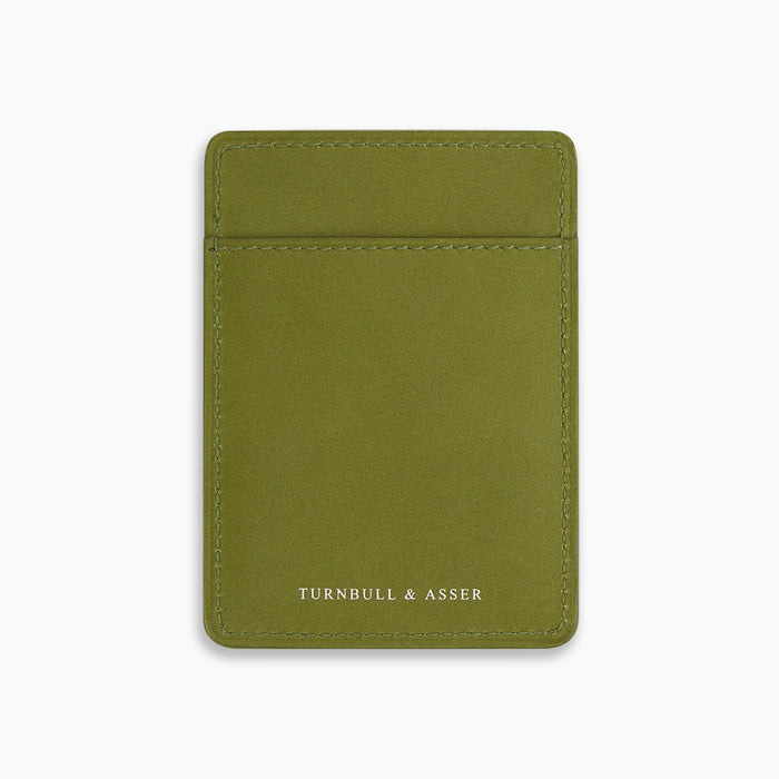 Moss Green Two-slot Card Case Image 2