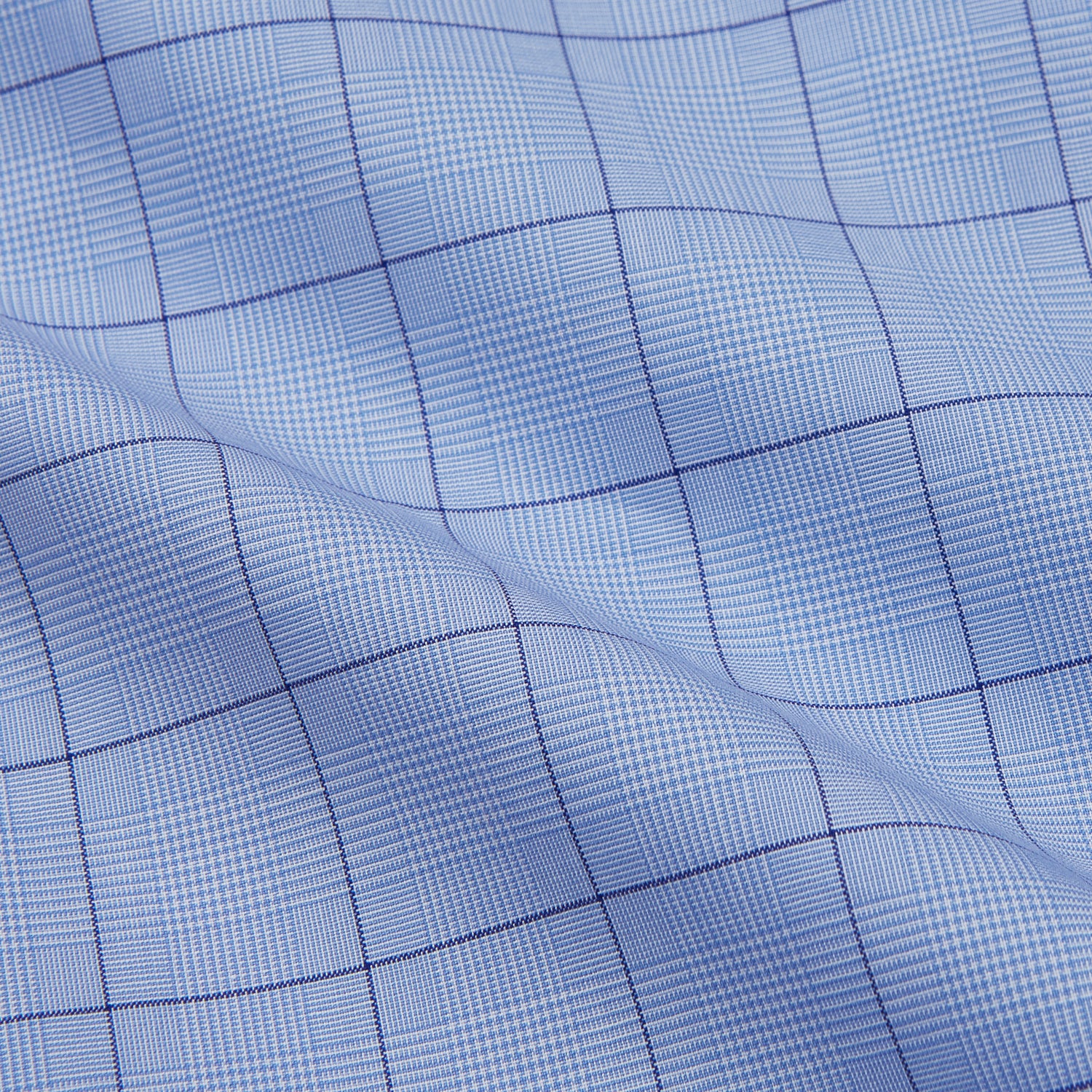 View 5 of product Blue Prince of Wales Check Mayfair Shirt