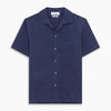 View 1 of product Navy Silk Holiday Fit Phillips Shirt