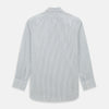 View 3 of product Forest Green with Multicoloured Music Stripe Mayfair Shirt