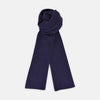View 1 of product Navy Wide Rib Cashmere/Wool Scarf