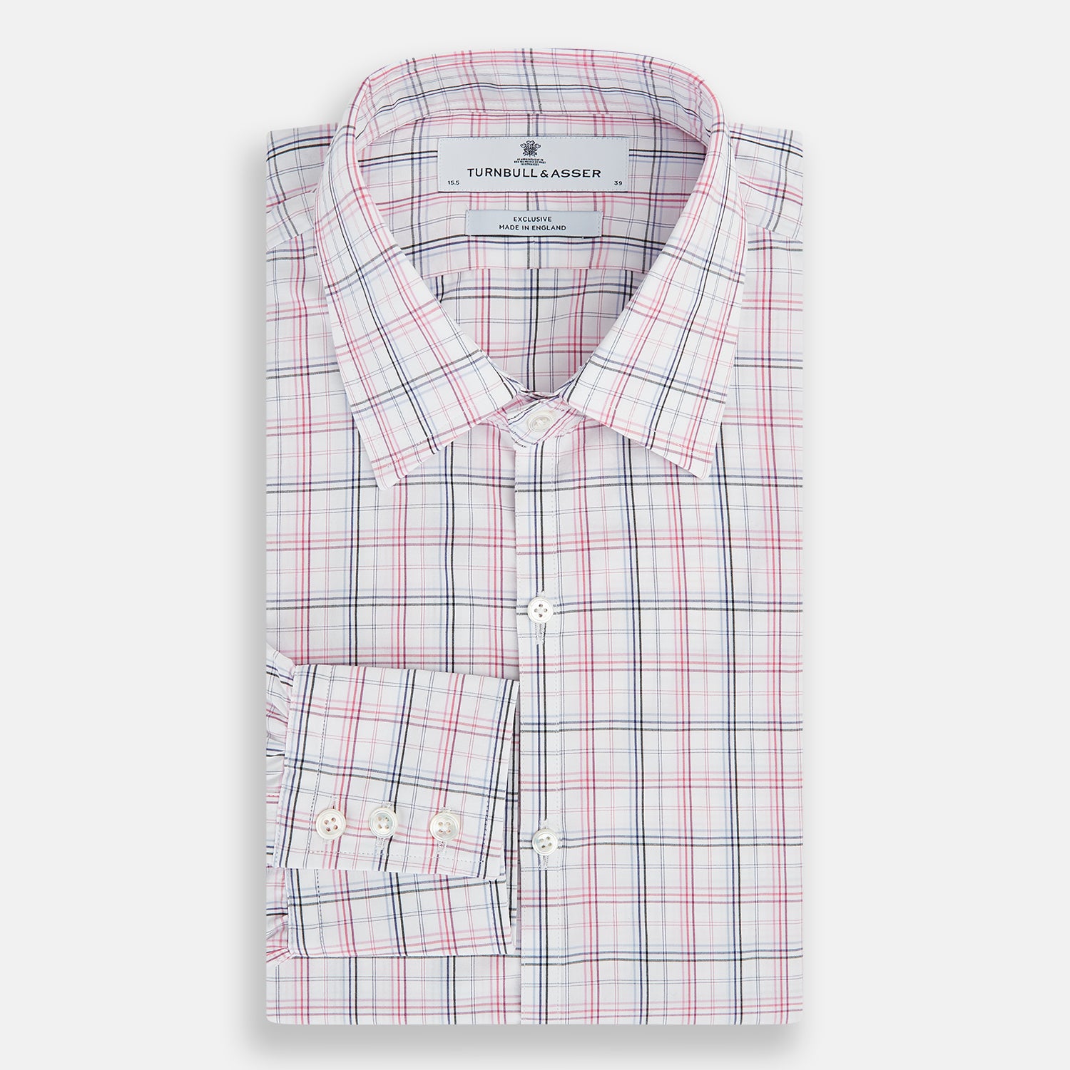 View 5 of product Purple and Blue Multi Check Westminster Shirt