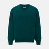View 1 of product Moss Green Cashmere Round Neck Jumper