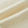 View 3 of product Ivory Rib-Knit Cashmere Scarf