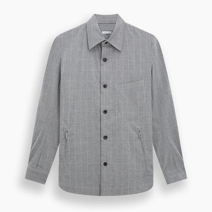 Grey Check Hampstead Overshirt Image 7