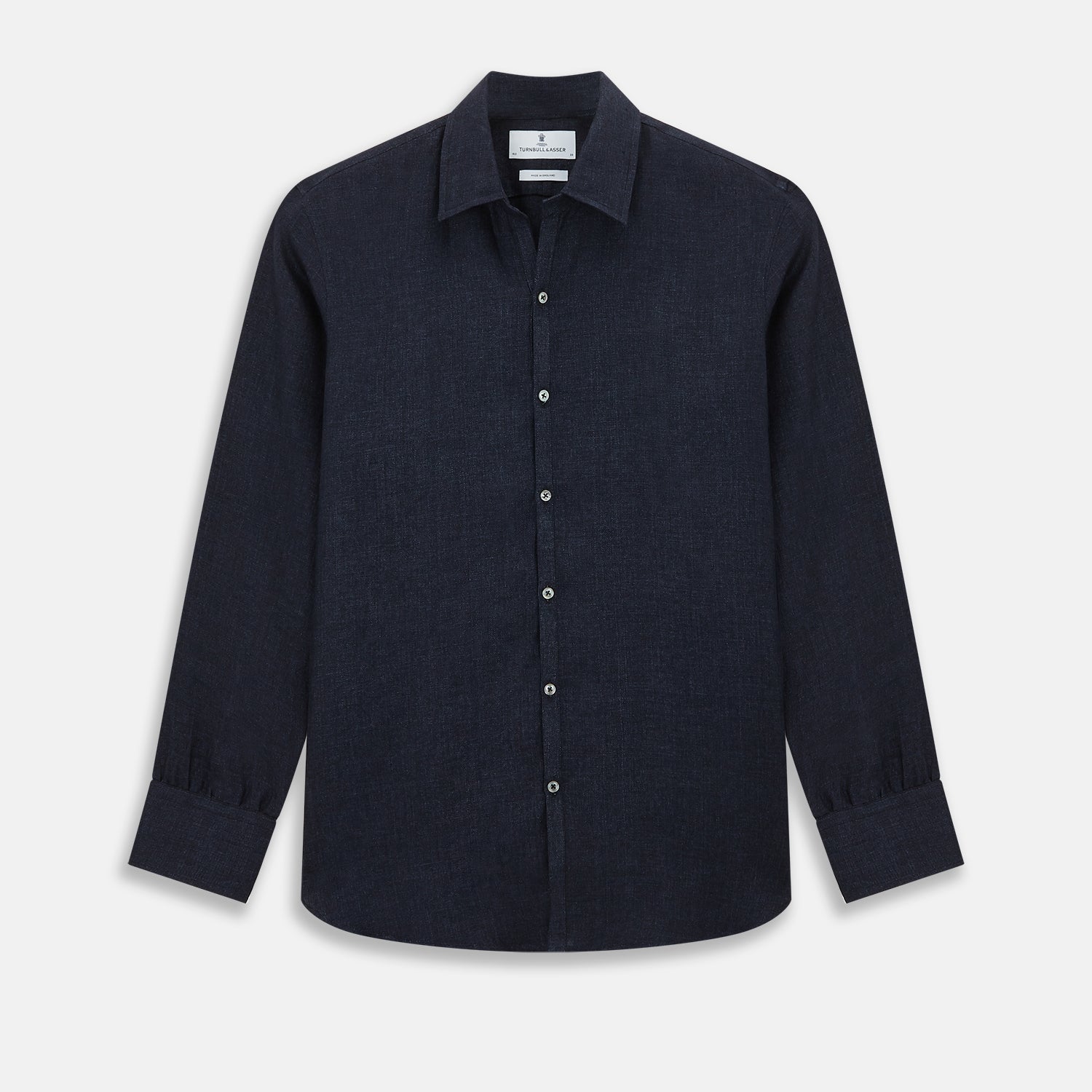 View 1 of product Navy Linen Windsor Shirt