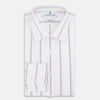 View 5 of product Antique Pink Track Stripe Mayfair Shirt