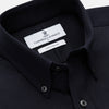 View 2 of product Navy Weekend Fit Hayne Shirt With Dorset Collar And 1-Button Cuffs