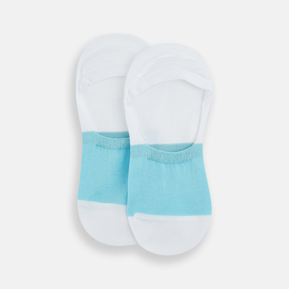 White No-Show Socks
