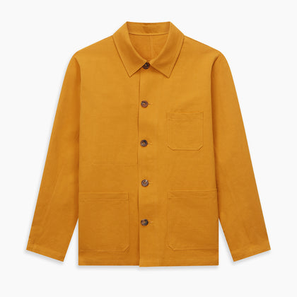 Ochre Cotton-Linen Remy Chore Jacket Image 3