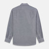 View 5 of product Navy Houndstooth Wool Tailored Fit Shelton Shirt