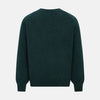 View 3 of product Green Melange Cashmere Cardigan