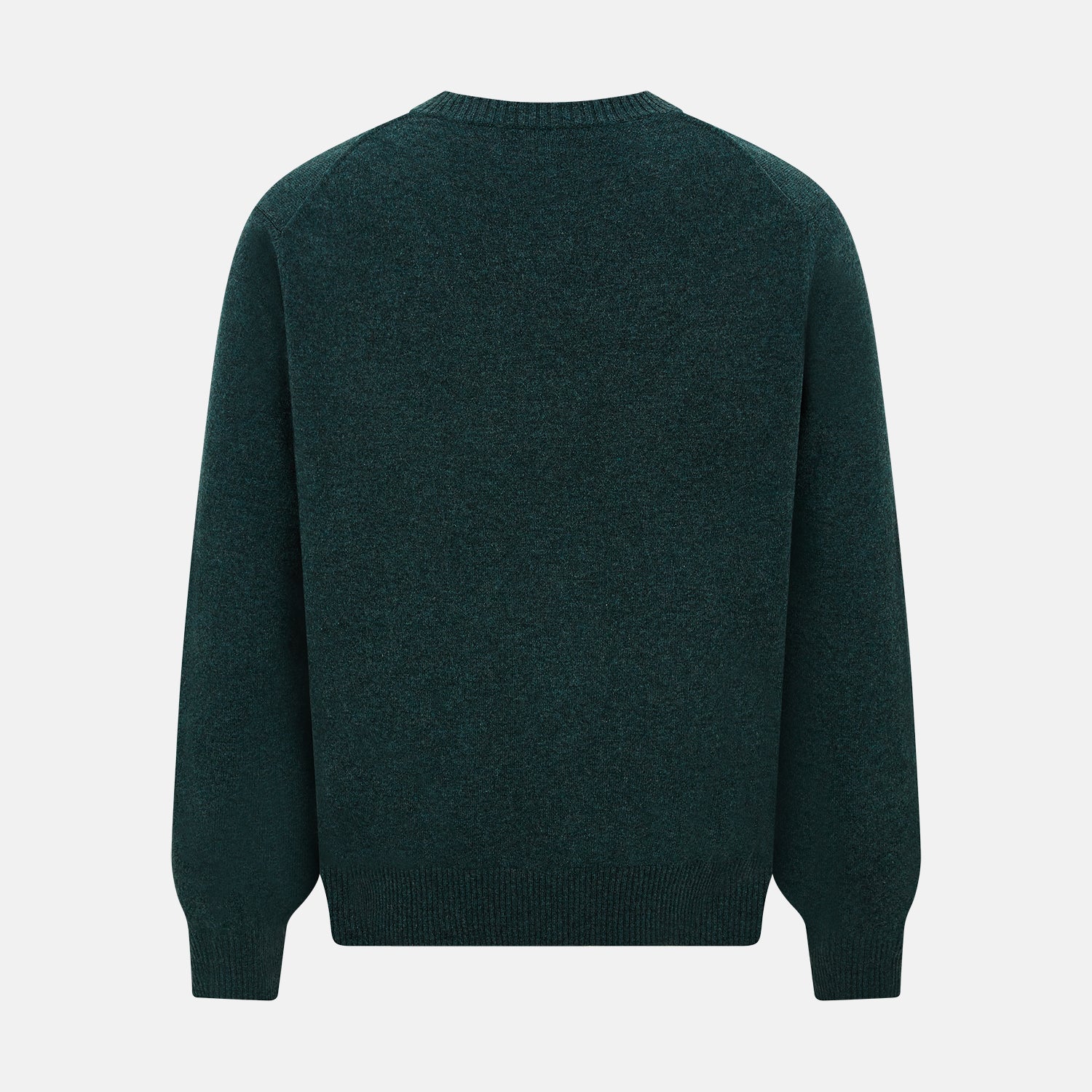 View 3 of product Green Melange Cashmere Cardigan