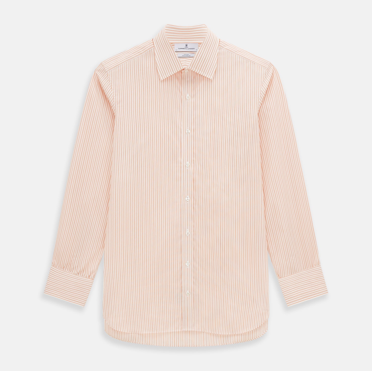 View 1 of product Orange Ticking Stripe Mayfair Shirt