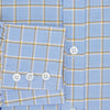 View 4 of product Blue and Yellow Windowpane Mayfair Shirt