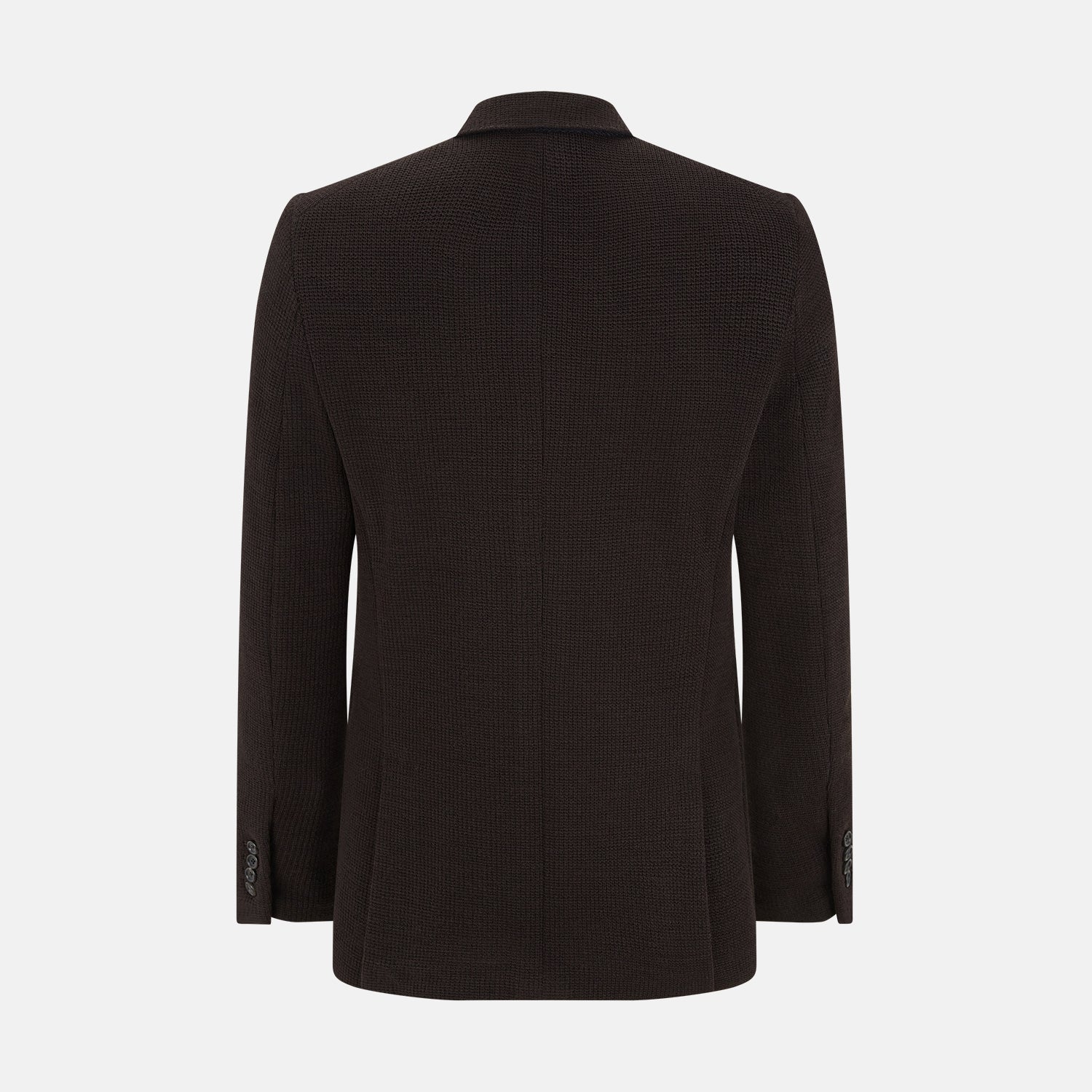 View 3 of product Dark Chocolate Knitted Cambridge Blazer