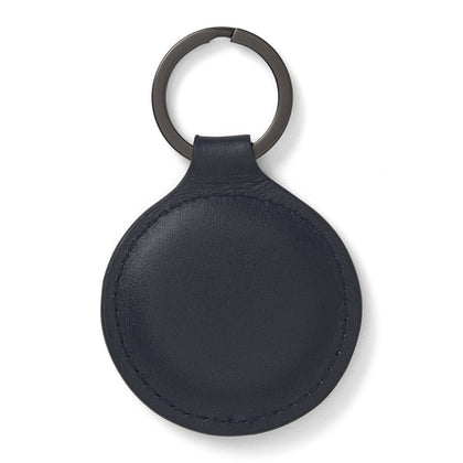Dark Navy Leather Fob Holder