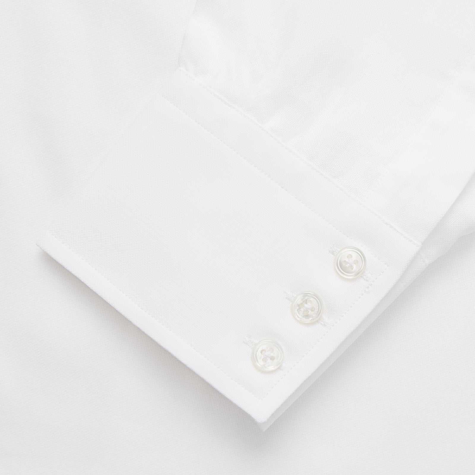View 3 of product White Cotton Voile Regular Fit Mayfair Shirt