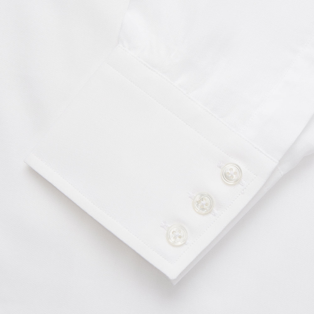 White Cotton Voile Regular Fit Mayfair Shirt