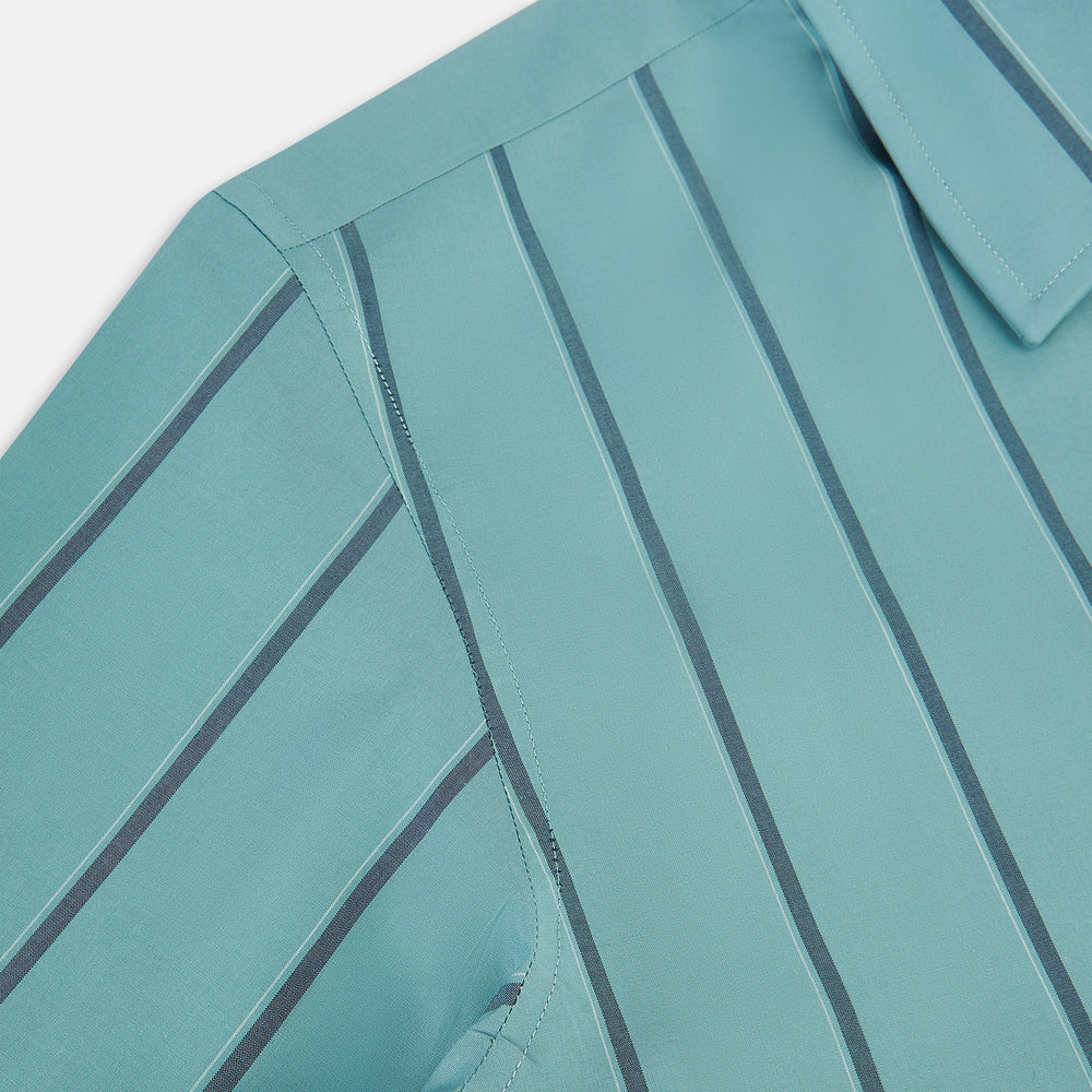 Sage Track Stripe Westminster Shirt