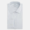 View 5 of product Sky Blue Combination Stripe Mayfair Shirt