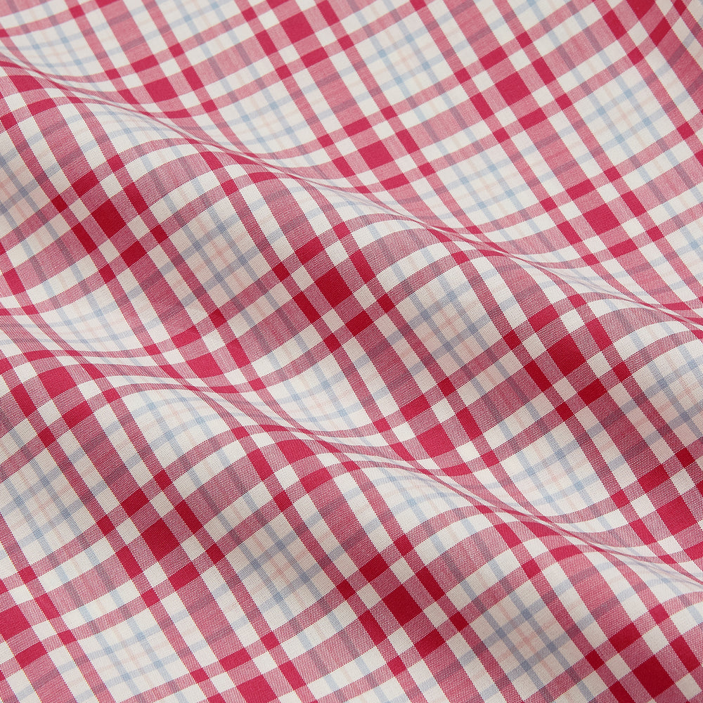 Red Check Cotton Weekend Fit Finch Shirt