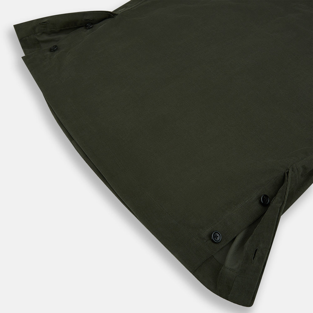 Olive Corduroy Hampstead Overshirt