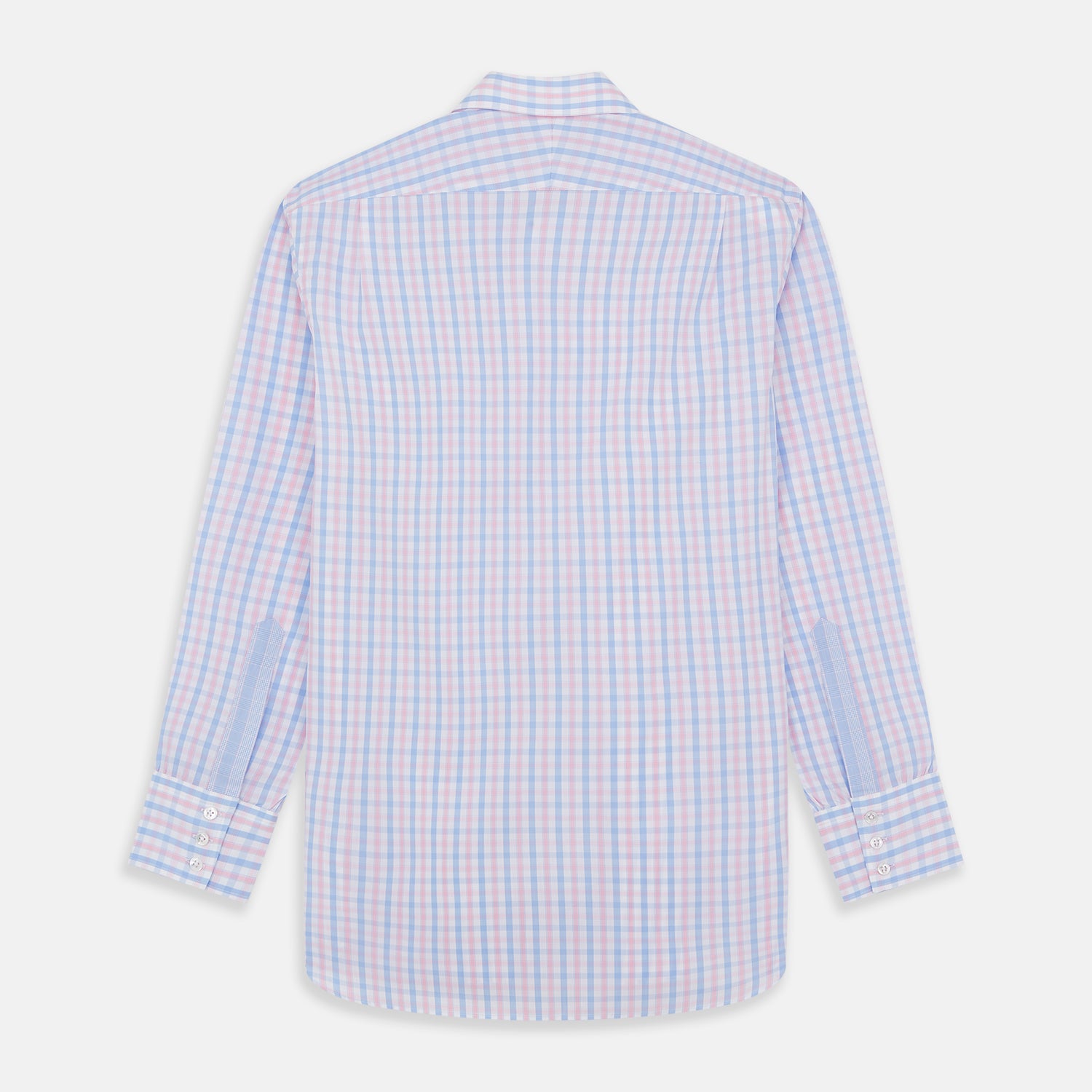 View 5 of product Red and Blue Multi Check Cotton RE-PURPOSE Mayfair shirt