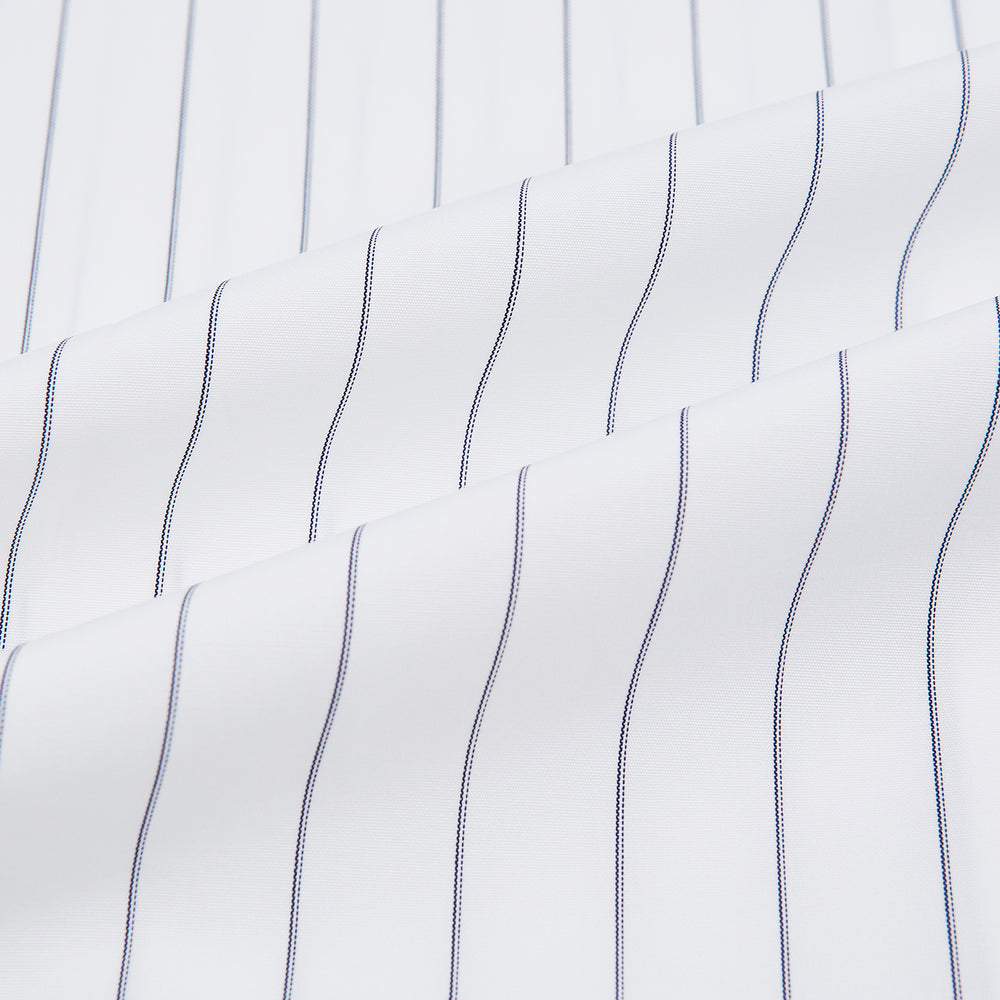 Navy Hairline Multi Stripe Mayfair Shirt