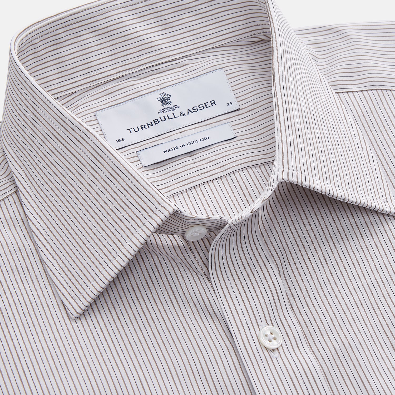 View 3 of product Sandstone Multi Stripe Cotton Regular Fit Mayfair Shirt