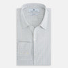 View 5 of product Forest Melange and Red Micro Check Windsor Shirt