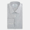 View 5 of product Midnight Blue Micro  Tattersall Check Mayfair Shirt